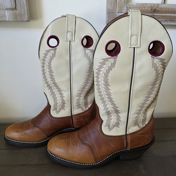 Laredo Western Leather Boots - Mens Size 9.5 - Picture 2 of 11